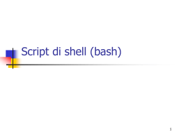 Script di shell