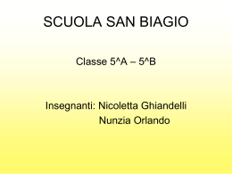 SCUOLA SAN BIAGIO - Fucina delle idee