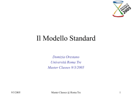 Il Modello Standard