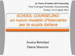 Un`esperienza neo-nata di counseling scolastico