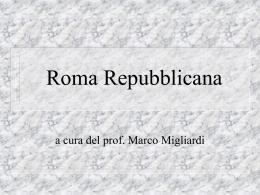Roma Repubblicana - Polo della ValBoite