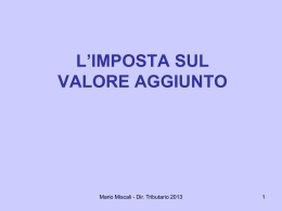 Operazioni non imponibili