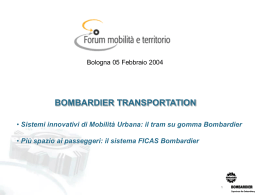 il tram su gomma Bombardier - Pi&ugrave; spazio ai passeggeri