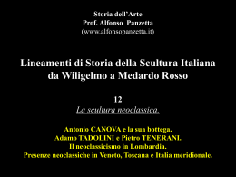Lineamenti di Storia della Scultura Italiana da Wiligelmo a Medardo