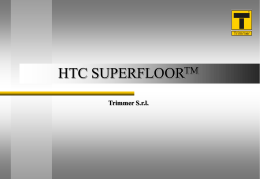 HTC Superfloor - Strategie e Comunicazione