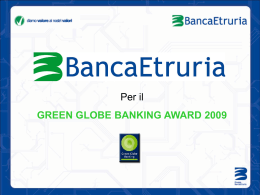 Diapositiva 1 - Green Globe Banking