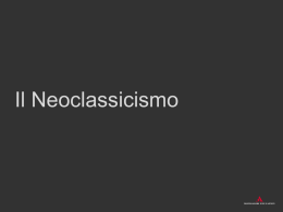 Il Neoclassicismo - Sono arrivati i nuovi campus