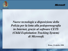 Nuove tecnologie a disposizione della Polizia per la lotta alla