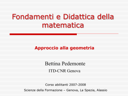 Situazioni di riferimento Geometria