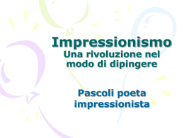 Impressionismo - ITC P.Boselli