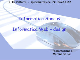 Informatica Abacus - Web design - Istituto Tecnico Industriale Statale