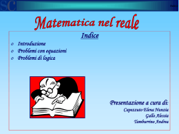 Matematica nel reale - Istituto Sacro Cuore Napoli