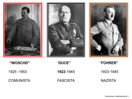 Il FASCISMO &ndash; FORMA DI TOTALITARISMO