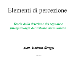 Organizzazione centro periferia delle cellule gangliari