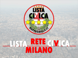 [presentazione] Lista CiVica light2