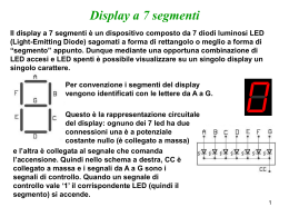 Display 7 Segmenti - I blogs del`ISIS Leonardo da Vinci`