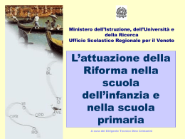 Formazione sulla riforma - Ufficio Scolastico Regionale per il Veneto