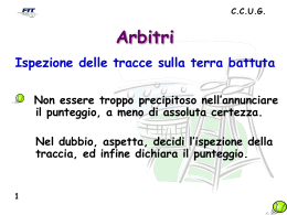 Ispezione delle tracce sulla terra battuta Non essere troppo