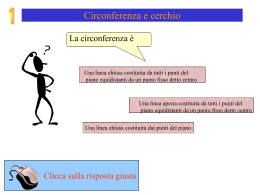 la circonferenza