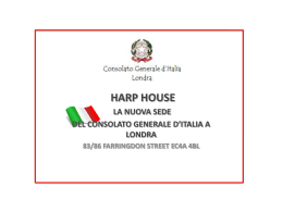Una presentazione PowerPoint sulla nuova Sede