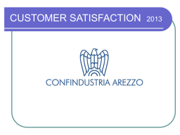 Customer Satisfaction 2013