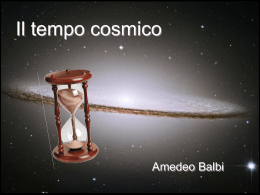 Il tempo cosmico