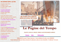IL TEMPO DENTRO E FUORI DI SE`