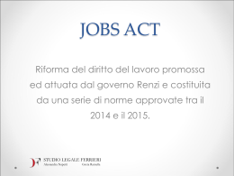jobs act DF - Studio Legale Ferrieri