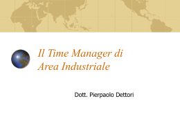 Il Time Manager di Area Industriale