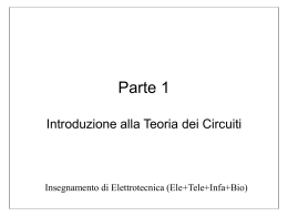 Introduzione alla teoria dei circuiti