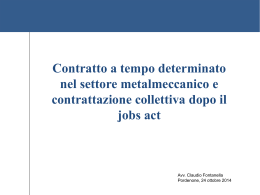 Jobs Act - Ordine Avvocati Pordenone