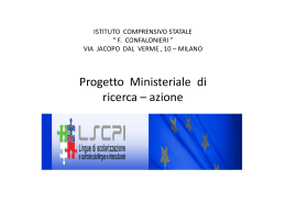 Il progetto LSCPI in una scuola lombarda