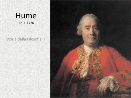 Hume 1711-1776 - Liceo Scientifico Mariano IV d`Arborea Oristano
