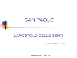 San Paolo - Apostolo dlle genti (Emanuela Leva)