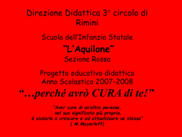 &ldquo;&hellip;perch&eacute; avr&ograve; CURA di te!&rdquo;