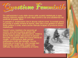 Questione femminile