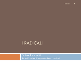 radicali - ITC Piovene