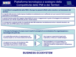 La Piattaforma Tecnologica Europea Digital Ecosystem