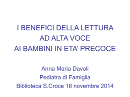 18Nov Anna Maria Davoli - Biblioteche della Provincia di Reggio