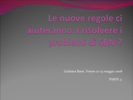 IL CATALOGO SBN TRA NUOVE REGOLE E VECCHI PROBLEMI