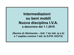 Trasporti di beni COMMITTENTE