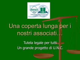 Una coperta lunga per i nostri associati&hellip;