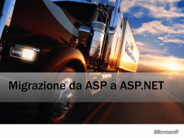 Migrazione da ASP a ASP.NET