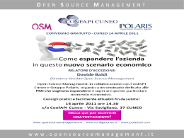 Slide Davide Baldi Cuneo 14 aprile 2011