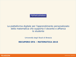istruzioni - Universit&agrave; degli Studi di Brescia