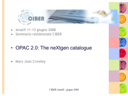 OPAC 2.0: tagging, Anobii, del.icio.us, recommendations