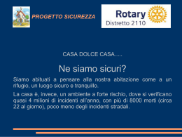 Rotary Club Progetto Sicurezza
