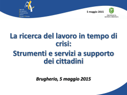 Il curriculum vitae - Comune di Brugherio
