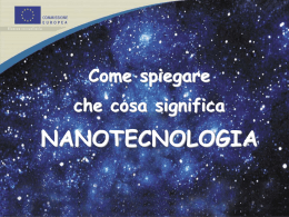 nanotecnologia - CORDIS