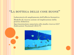 &ldquo;La bottega delle cose buone&rdquo;